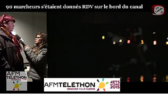 Marche aux lampions à Lacourt-Saint-Pierre (82) pour le Téléthon. Louise et Nicolas Jeunes Reporters à TvPitchounes y étaient #TvLocale_fr